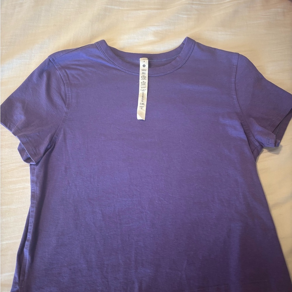 Lululemon Purple Classic Fit Tee